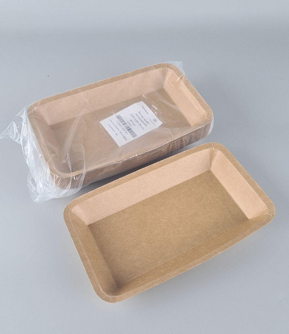 Лоток з харчового картону "KRAFT" 400 мл 225 *135*25 (25 шт) Харків - фото 4