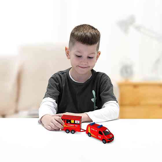 Ігровий набір - Volkswagen Служба 112 (з причіпом) Днепр