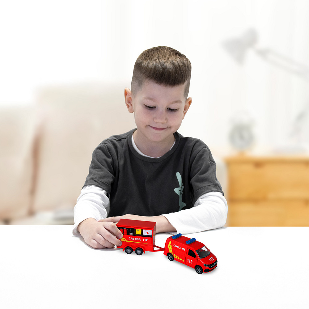 Ігровий набір - Volkswagen Служба 112 (з причіпом) Днепр - изображение 2
