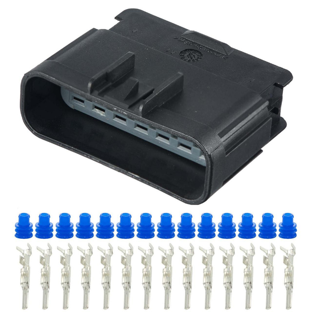 Разьем коннектор 14-кон.,  15326922,  APTIV (Delphi) Америка, Корея, Япония, Америка, Buick, Cadillac, Chevrolet, Daewoo, GMC, Киев - изображение 1