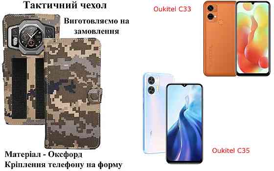 Тактический чехол для Nokia G10, Nokia G11, Nokia G11 Plus, крепится к снаряжению на липучке Киев