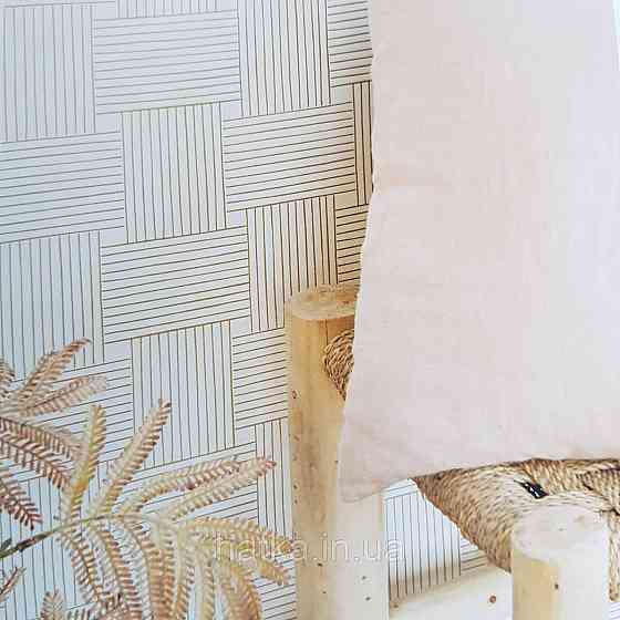 Шпалери вінілові на флізелін Caselio Mystery 0.53х10 м геометрія яскраві смуги золотисті на білому Київ