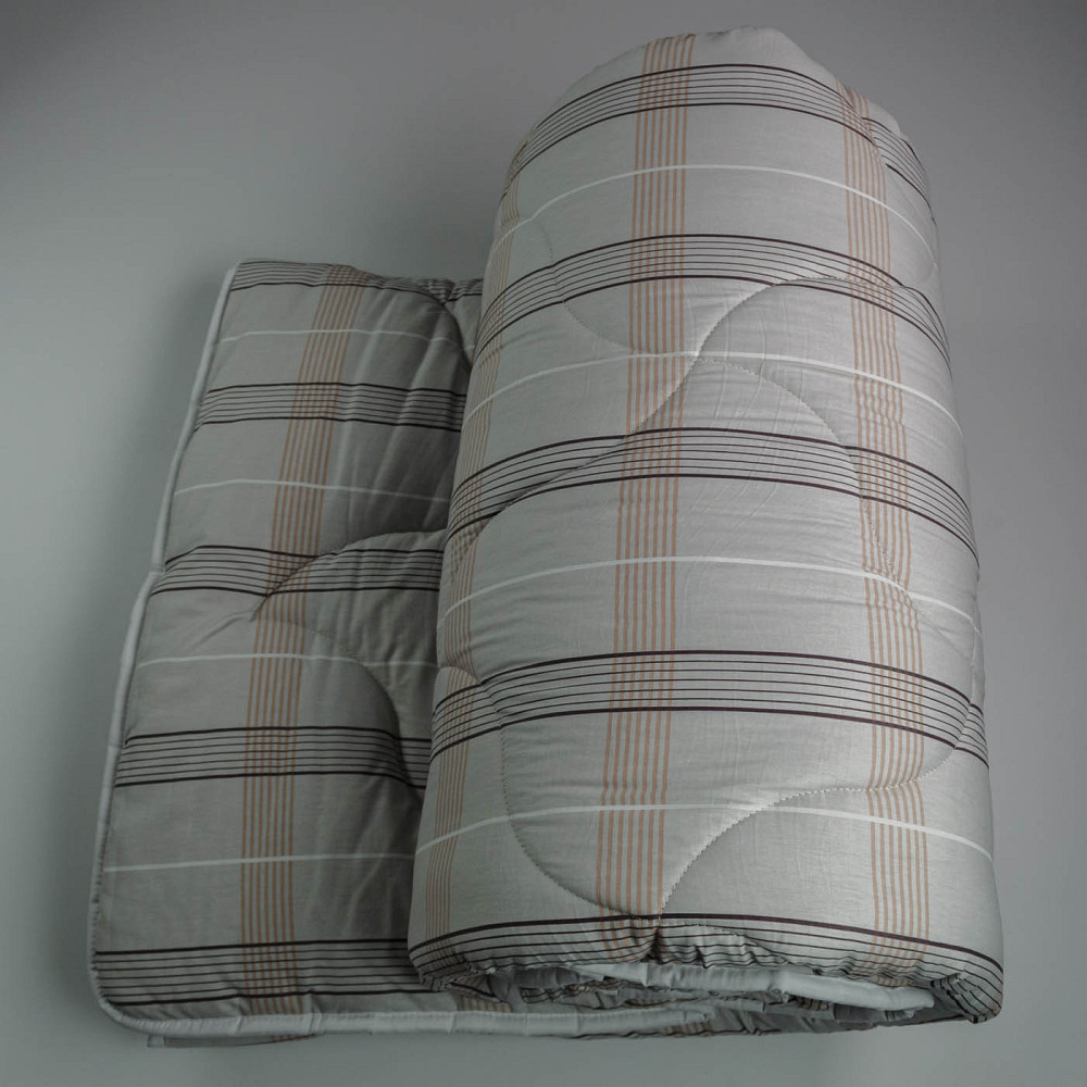 Ковдра конопляна зимова Сатин Персиваль YouStar дитяча 110х140 см (Світло-сірий) Суми - фото 2