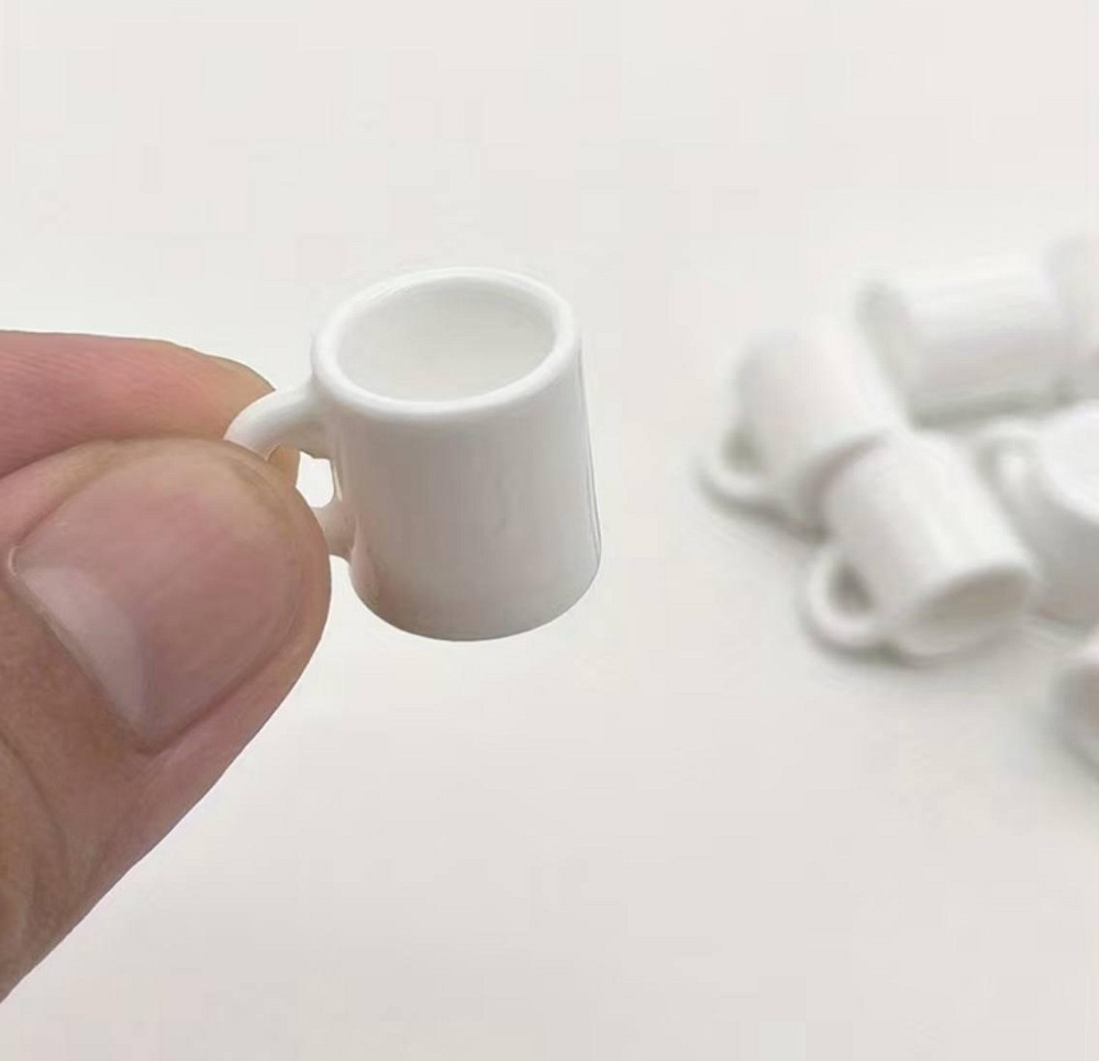 Набір мініатюрних чашок із смоли 10 шт для декору та DIY Київ - фото 3