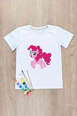 Футболка-раскраска детская Дневная Фурия, Крохатушка одяг 146 Киев