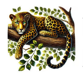 Термонаклейка на одежду женская Леопард Киев - изображение 1