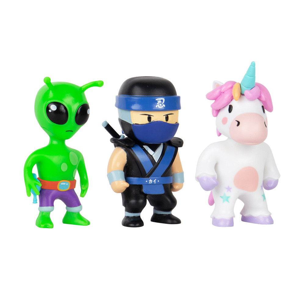 Набір колекц. фігурок Stumble Guys - Ніндзя Кай, Спрінклс, Прибулець Днепр - изображение 3