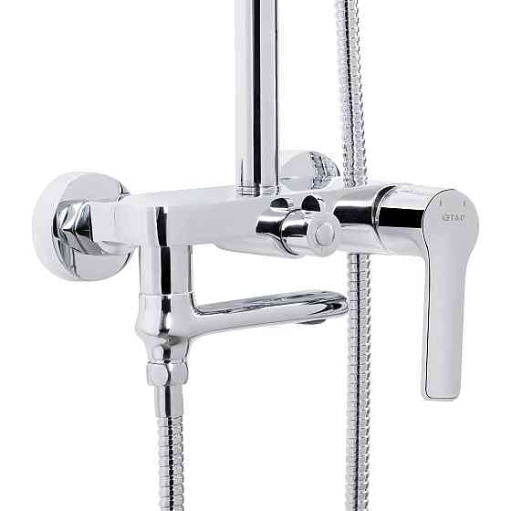 Душова система універсальна Qtap Taurus на три споживачі (з виливом) QTTAU111CRM45665 Chrome Київ