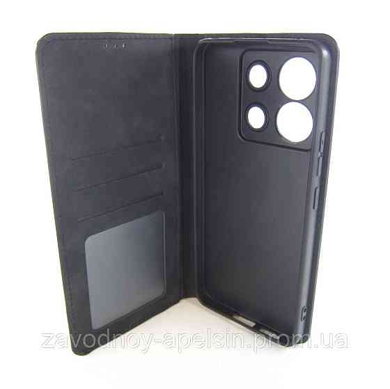Чохол-книжка Xiaomi Redmi Note 13 Pro 4G Захист камери (чорний) Одеса
