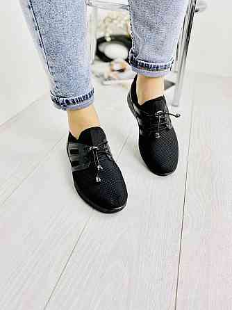 No brend Кросівки жіночі L-132 чорні (весна-літо, сітка) (1500) Коломыя