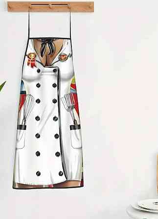 Фартух з приколом для жінок Кухарка 75 на 60 см різнобарвний Київ