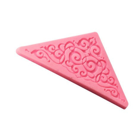 Молд силиконовый Абстракция 105 на 77 на 77 мм розовый Киев - изображение 3