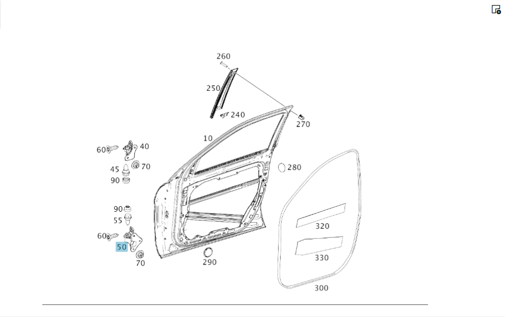 Mercedes-Benz  A2927200437 Петля дверей знизу праворуч GLE Coupe C292 Одесса - изображение 2