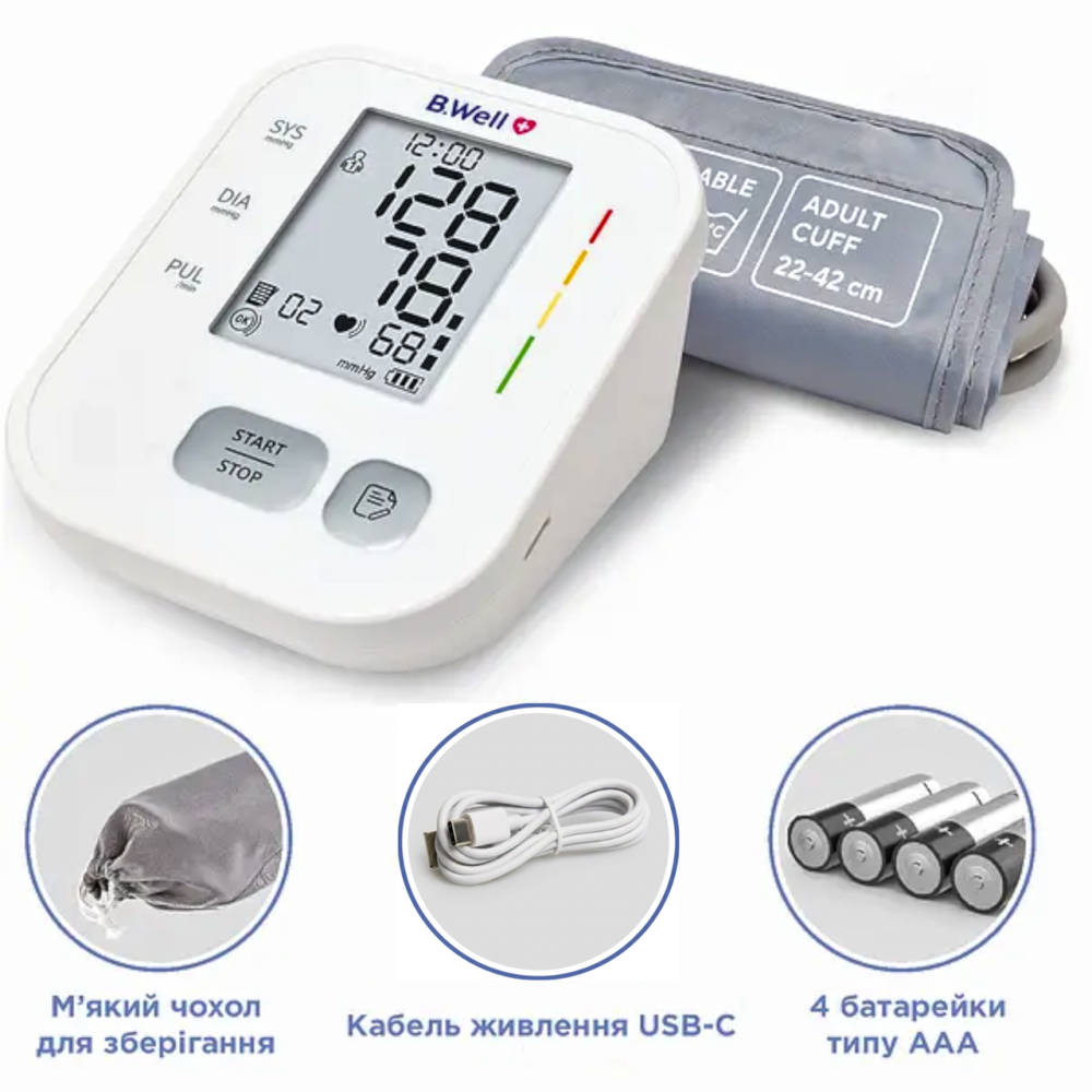 Автоматический тонометр B.Well PRO-25 Днепр - изображение 3