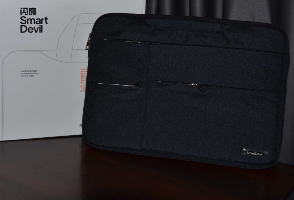 Чехол сумка для ноутбука Smartdevil до 16 дюймов, черный, качество Киев - изображение 7