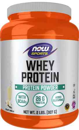 Сывороточный протеин Now Foods Sports Whey Protein 907 г сливочно-ванильный Киев