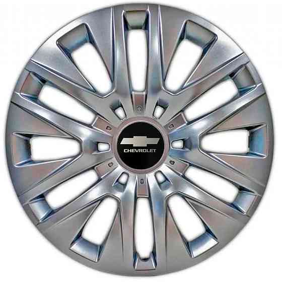 Автомобільні модельні ковпаки R16 Chevrolet 429 4шт, SJS, сріблясті Київ