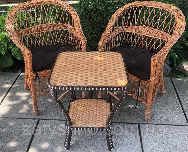 Мебель плетеная с квадратным столом Киев - изображение 2