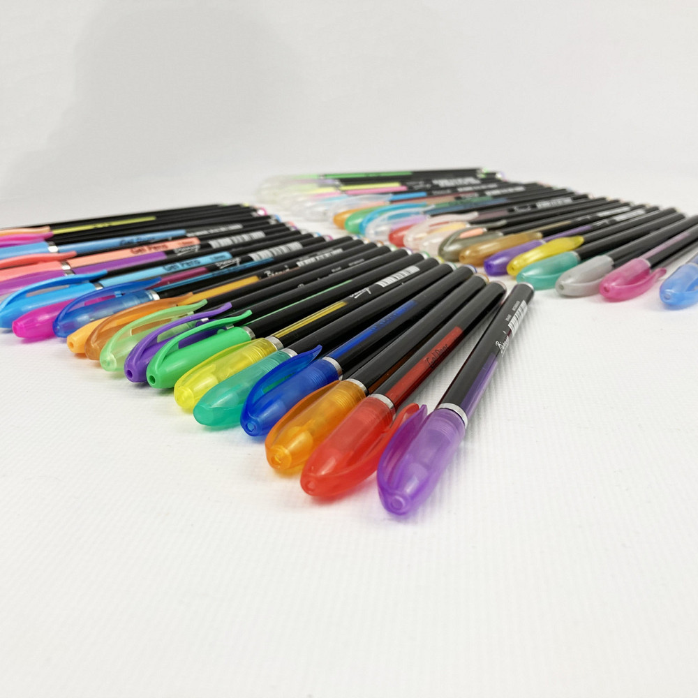 Набор из гелевых цветных ручек 48 штук Gel Pens 1 мм для рисования Каменец-Подольский - изображение 3