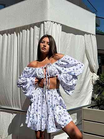 Женский стильный войлочный летний костюм софт Одесса