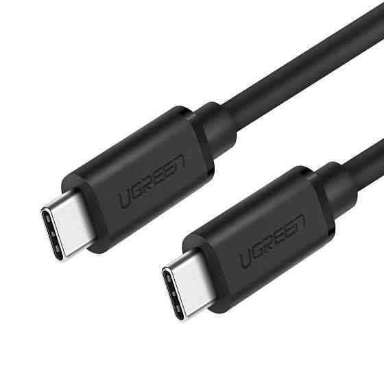 Кабель USB Type-C to Type-C Ugreen US286 з підтримкою PD QC 3.0 (Чорний, 2м) Николаев