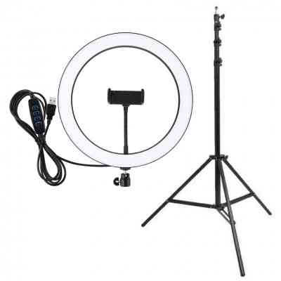 Набор блогера UFT LED лампа 26 см + штатив 2м + держатель (UFTTLL04) Винница