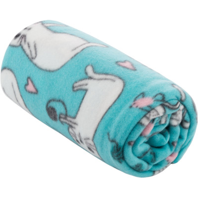 Плед Ardesto Fleece 100% полиэстер, котики, голубой 130х160 см (ART0726PB) Винница - изображение 2