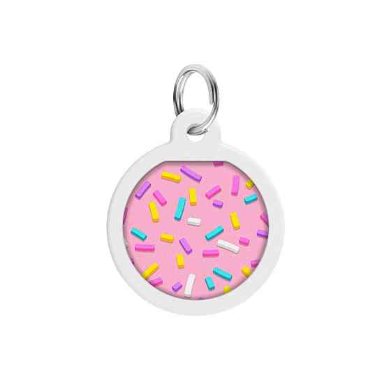 Адресник для собак и кошек металлический WAUDOG Smart ID с QR паспортом, рисунок 