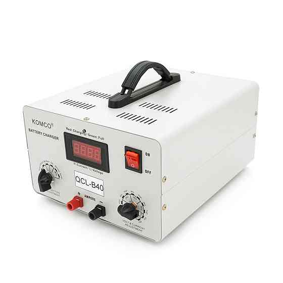 Зарядний пристрій для акумуляторів QCL-B40, AGM/LiFePO4, output:12-72V, 5А-40А,+ крокодили, 290x247x157mm Київ
