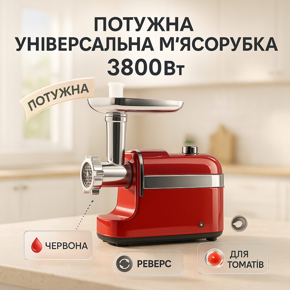 Электрическая мясорубка 2500, Мясорубки шнековые, Электромясорубка бюджетная, Мини мясорубки NR-33 Львов - изображение 13