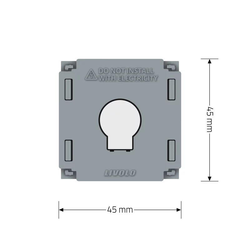 LIVOLO Комплект бездротовий сенсорний вимикач з реле Livolo золотий скло (VL- -A/FC1Z2-2G) Коломыя - изображение 2
