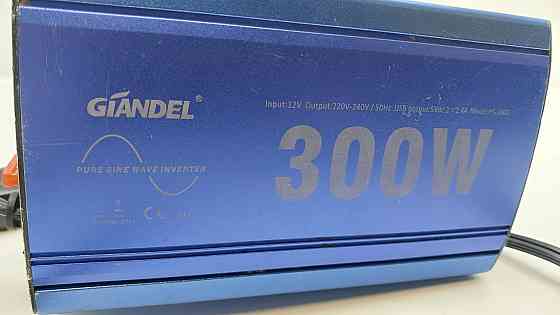 Перетворювач напруги, інвертор 300 Вт з чистою синусоїдою GIANDEL (товар вживаний) Луцк