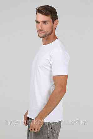 Футболка базова Ray Premium Fit чоловіча біла (U0102-White) Київ