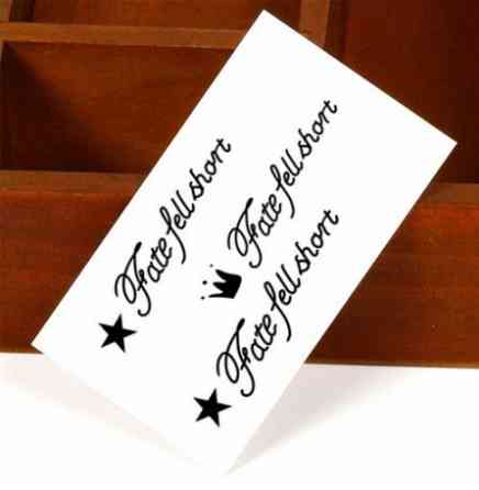 Тимчасове тату з написами - 10*6см Київ