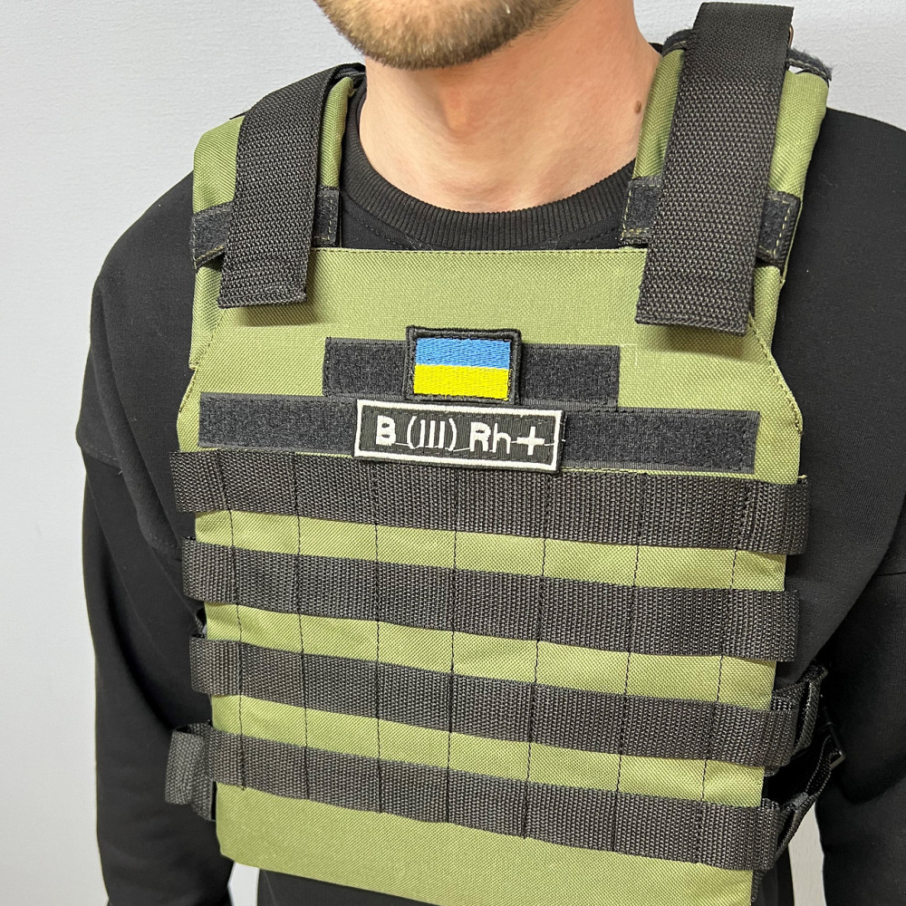 Шеврони, Група крові 514 фактор, Військова аплікація, Якісна військова нашивка на липучціMasterSem Київ - фото 4