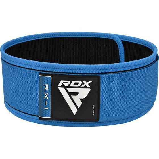 Пояс для важкої атлетики RDX RX1 Weight Lifting Belt BLUE-S Кам'янське