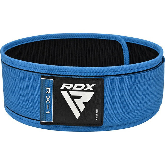 Пояс для важкої атлетики RDX RX1 Weight Lifting Belt BLUE-S Каменское - изображение 1