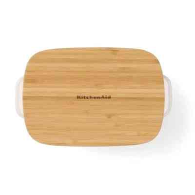 Форма для випікання KitchenAid з кришкою керамогранітна 0,9 л Кремова (CC006105-001) Вінниця