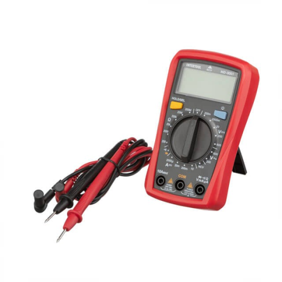 Мультиметр цифровий CAT II - 300 В / CAT I - 600 В INTERTOOL MD-0001 Київ