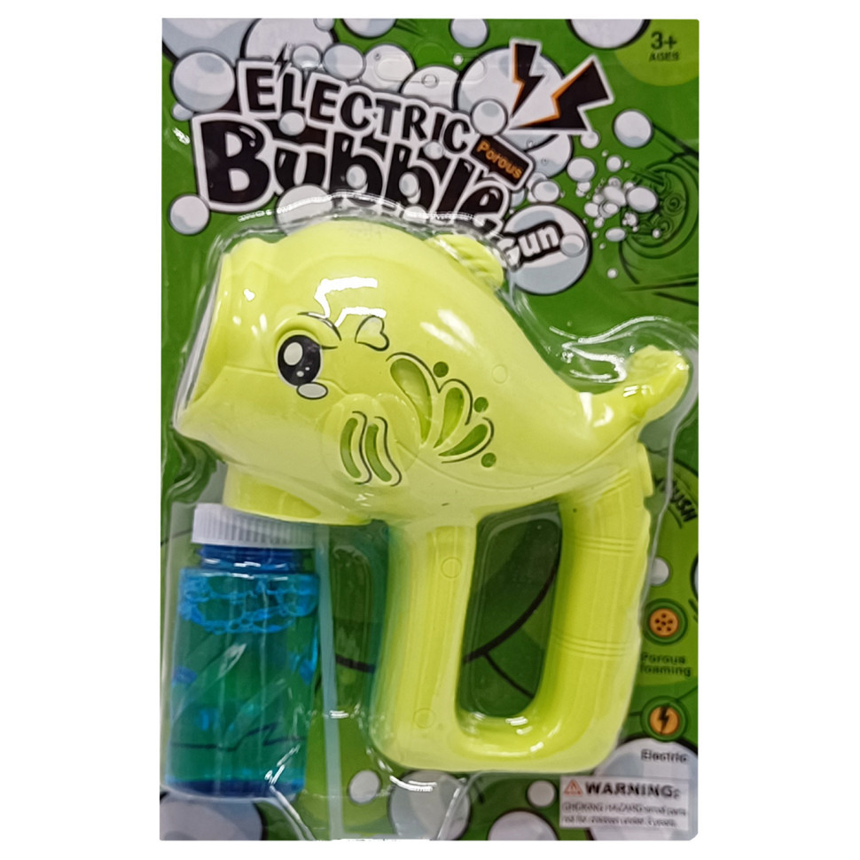 Дитячий генератор мильних бульбашок "Рибка" F2288(Green) 60 мл Вінниця - фото 1