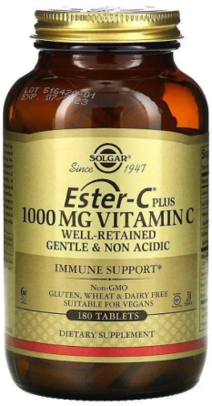 Естер-С плюс Solgar Ester-C Plus 1000 мг 180 таб Київ