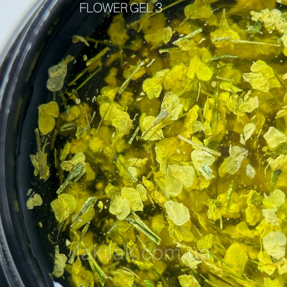 Гель з сухоцвітами SAGA Flower Gel №03 5мл Херсон - фото 1