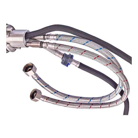 Кухонный смеситель Zerix PUL-014 с выдвижной лейкой, нержавеющая сталь SUS304, черный матовый ZX50 Харьков