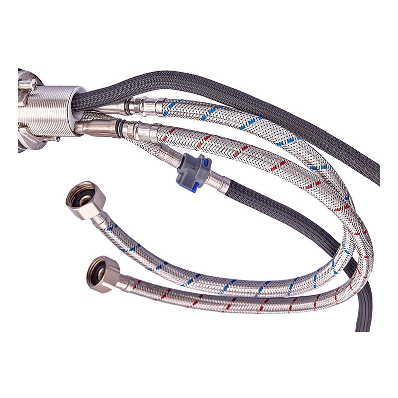 Кухонный смеситель Zerix PUL-014 с выдвижной лейкой, нержавеющая сталь SUS304, черный матовый ZX50 Харьков - изображение 2