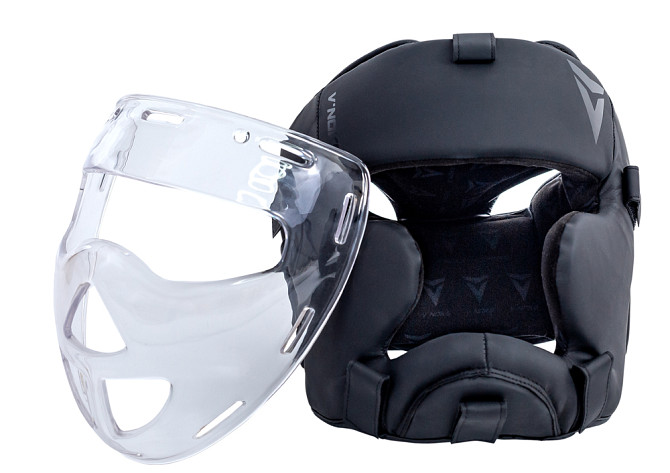 Боксерський шолом V`Noks Ultima Black L/XL Каменское - изображение 8