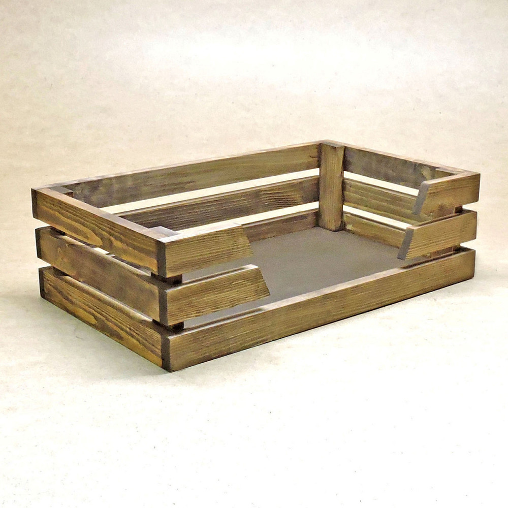 Лежак деревянный для собаки 