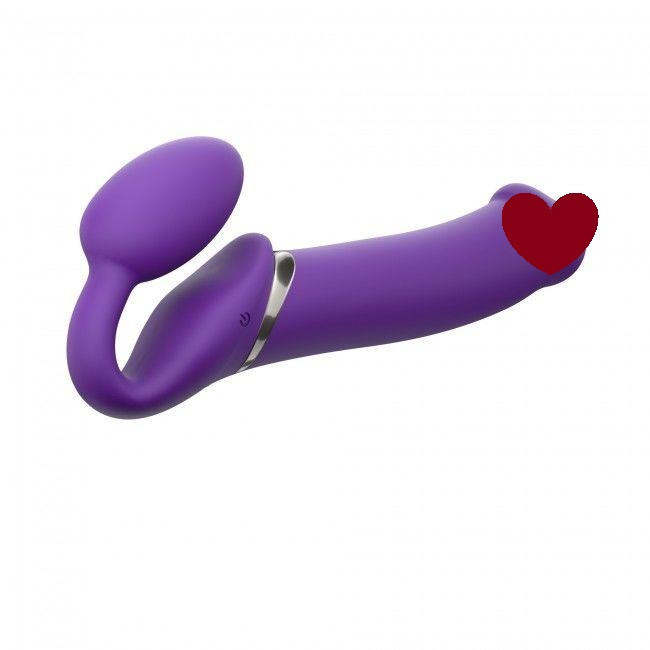 Безремневой страпон с вибрацией Strap-On-Me Vibrating Violet XL, диам. 4,7см, пульт ДУ, регулируемый Sex Aura Киев - изображение 1