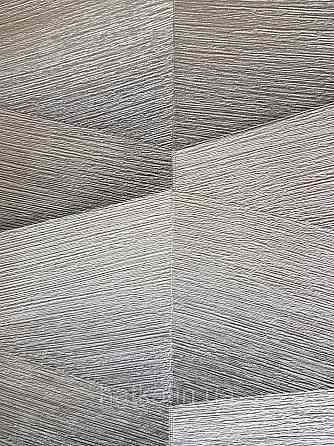 Шпалери вінілові на флізелін Rasch Composition 0,53х10 геометрія смуги фігури бежеві, сірі металік 3д Київ