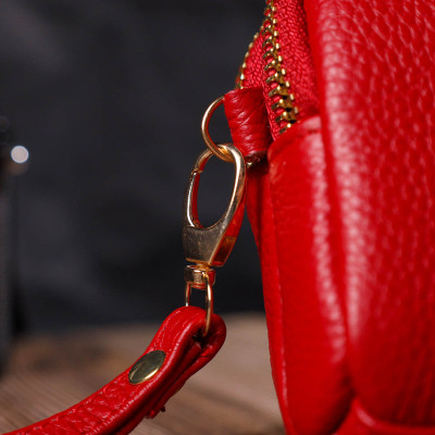 Сумка Vintage Из натуральной кожи Красная (22090) Винница - изображение 5