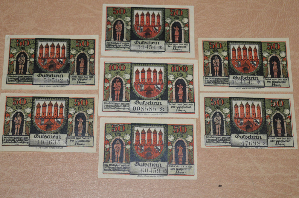 Німеччини Нотгельд 50 пфенігів 1921 року ( 1 ) Полтава - фото 1